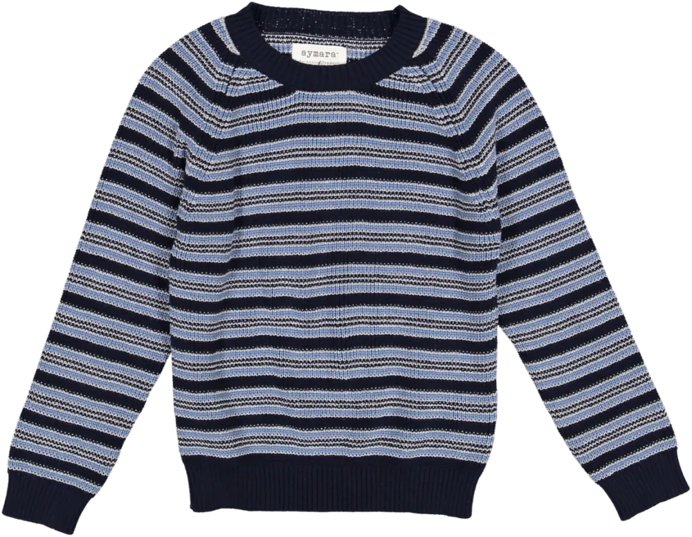 241 JUMPER BLAS-Navy/Grey/Riviera