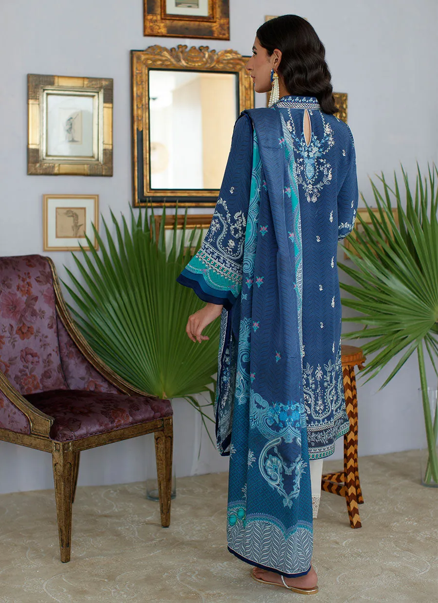 Aaliyah Midnight Shirt and Dupatta