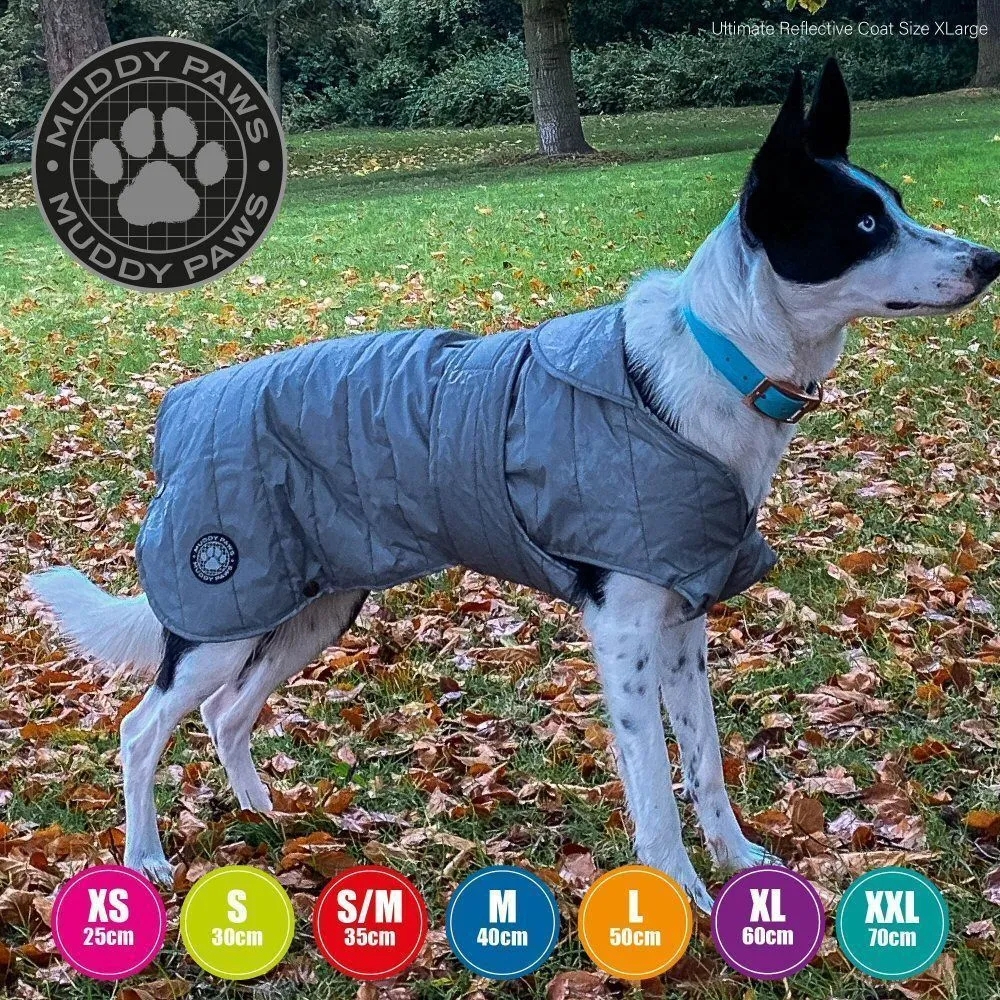 Ancol 25cm Ultimate Reflective Dog Coat - X-Small