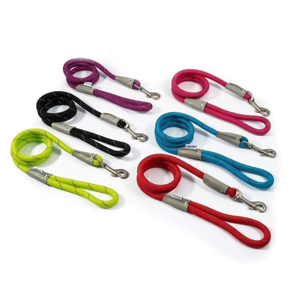 Ancol Viva Purple Poly-Weave Rope Lead