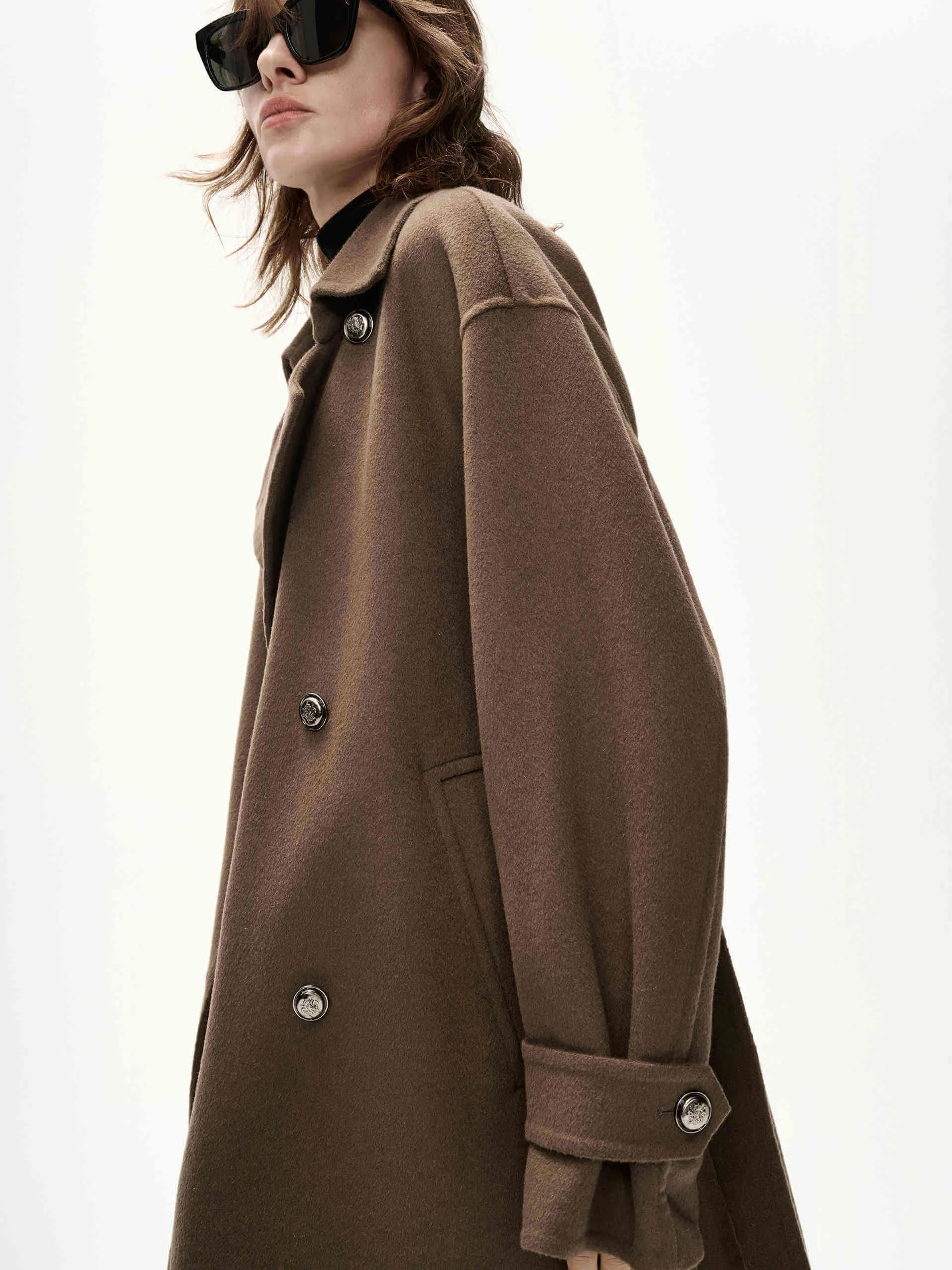 Belted Merino Wool Coat