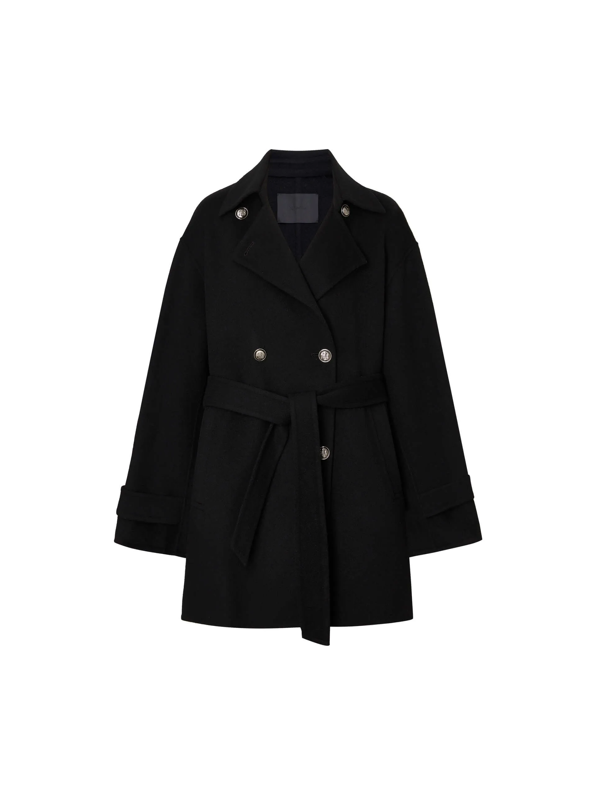 Belted Merino Wool Coat