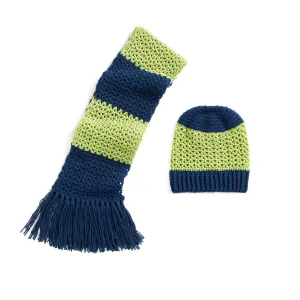 Bernat Crochet Hat & Scarf Set