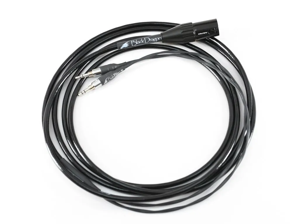 Black Dragon Premium Cable for Sony Headphones