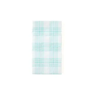 Blue Plaid Guest Paper Napkin