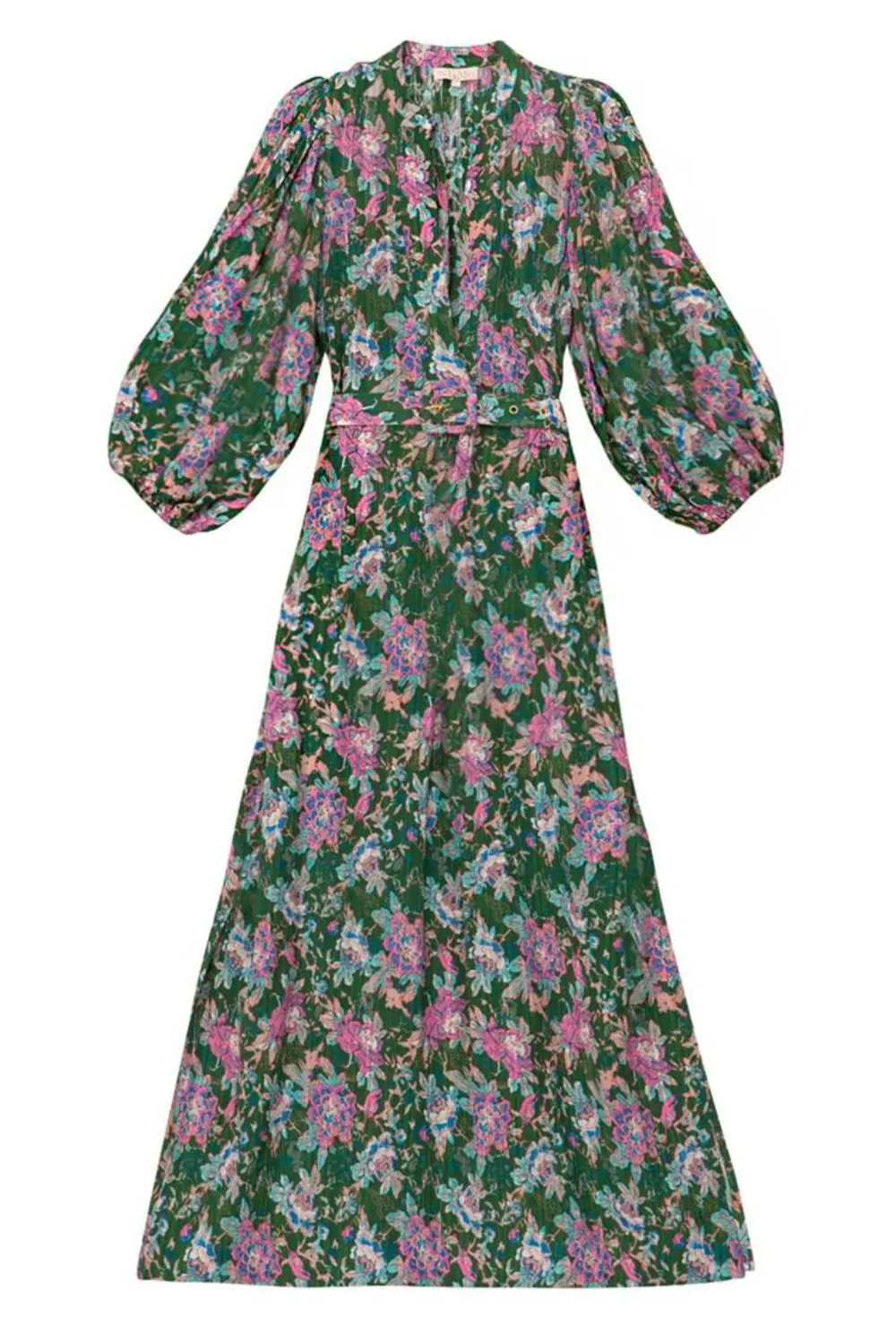 Boho Relaxed Dress in Roses