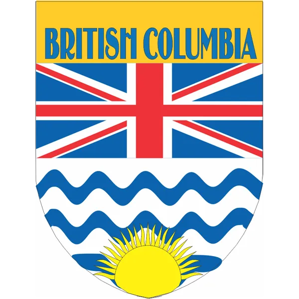 British Columbia Flag Shield Style