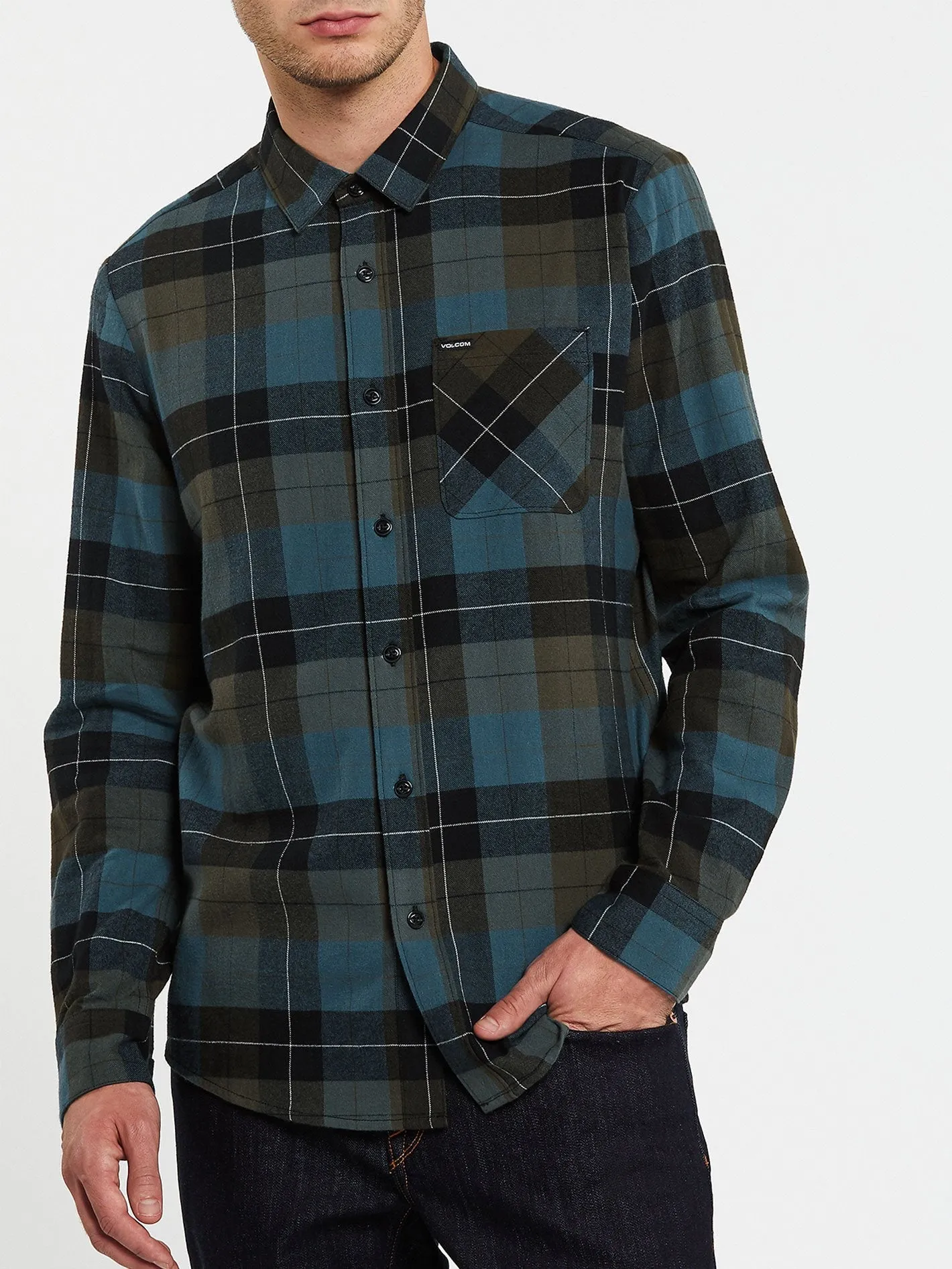 Caden Plaid Shirt - MILITARY