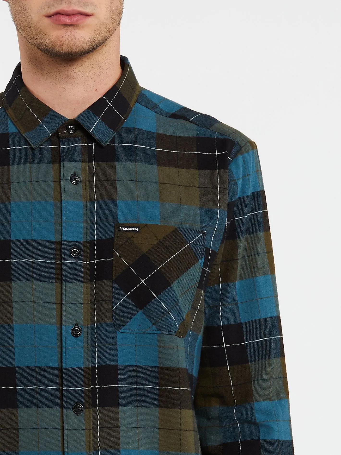 Caden Plaid Shirt - MILITARY