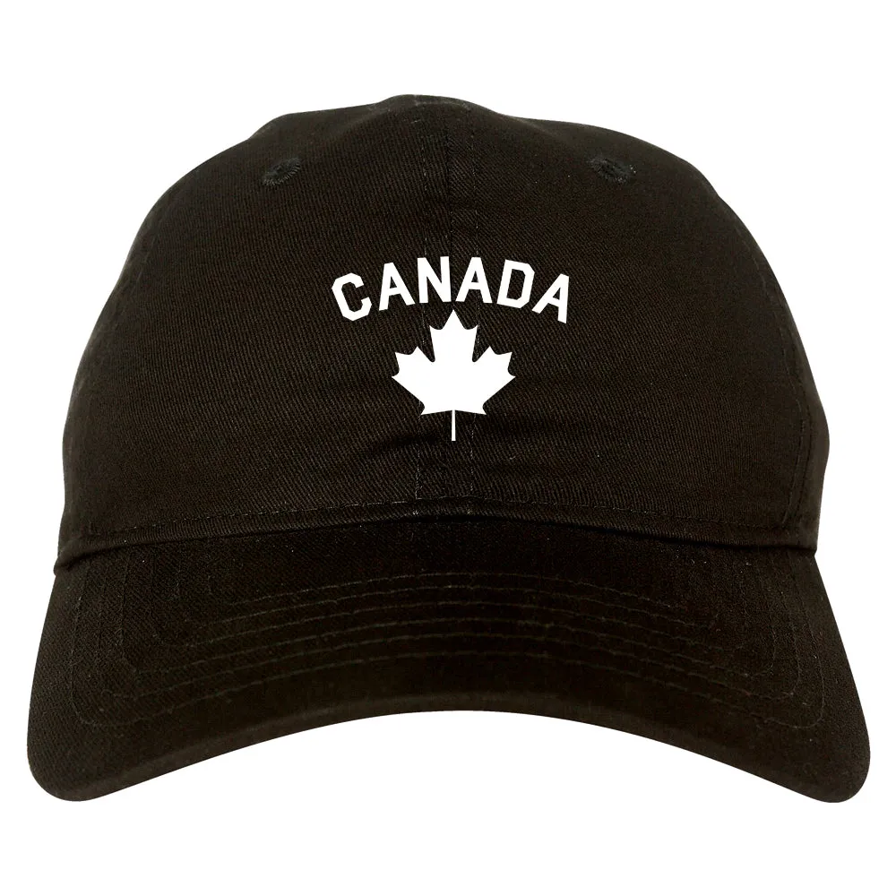 Canada Maple Leaf Red Mens Dad Hat Baseball Cap