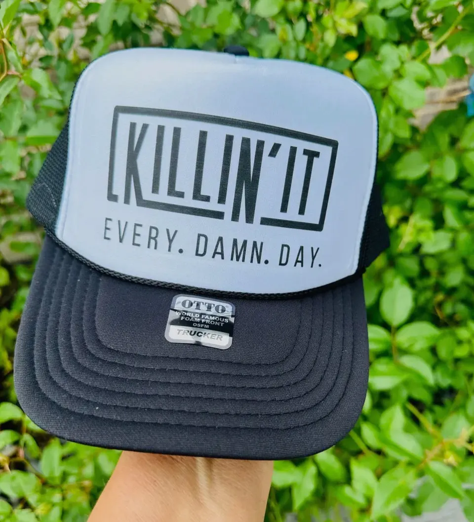 Dtf Printed Trucker Hat