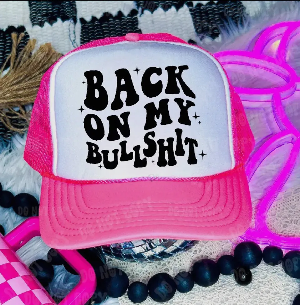 Dtf Printed Trucker Hat