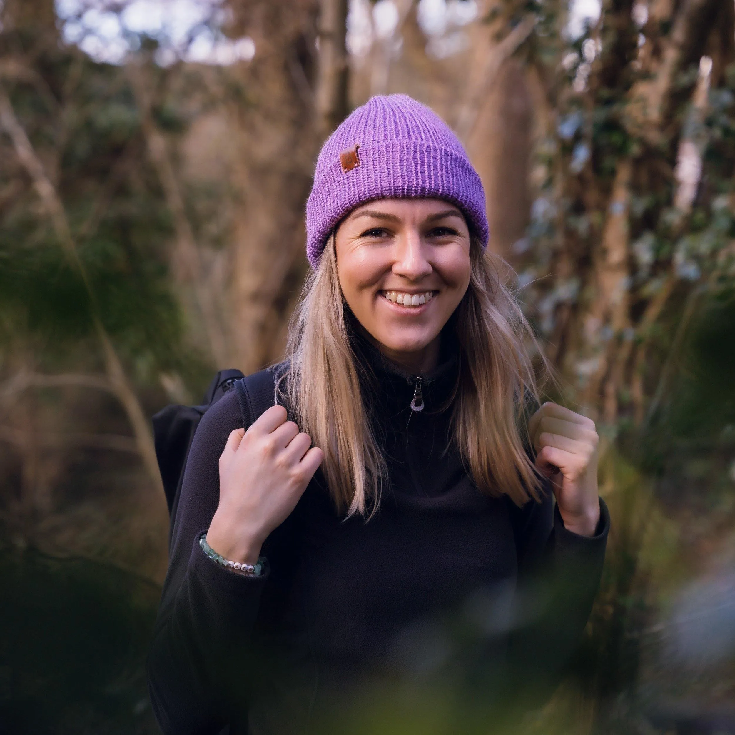 Dusty Pink Trawler Wooly Hat