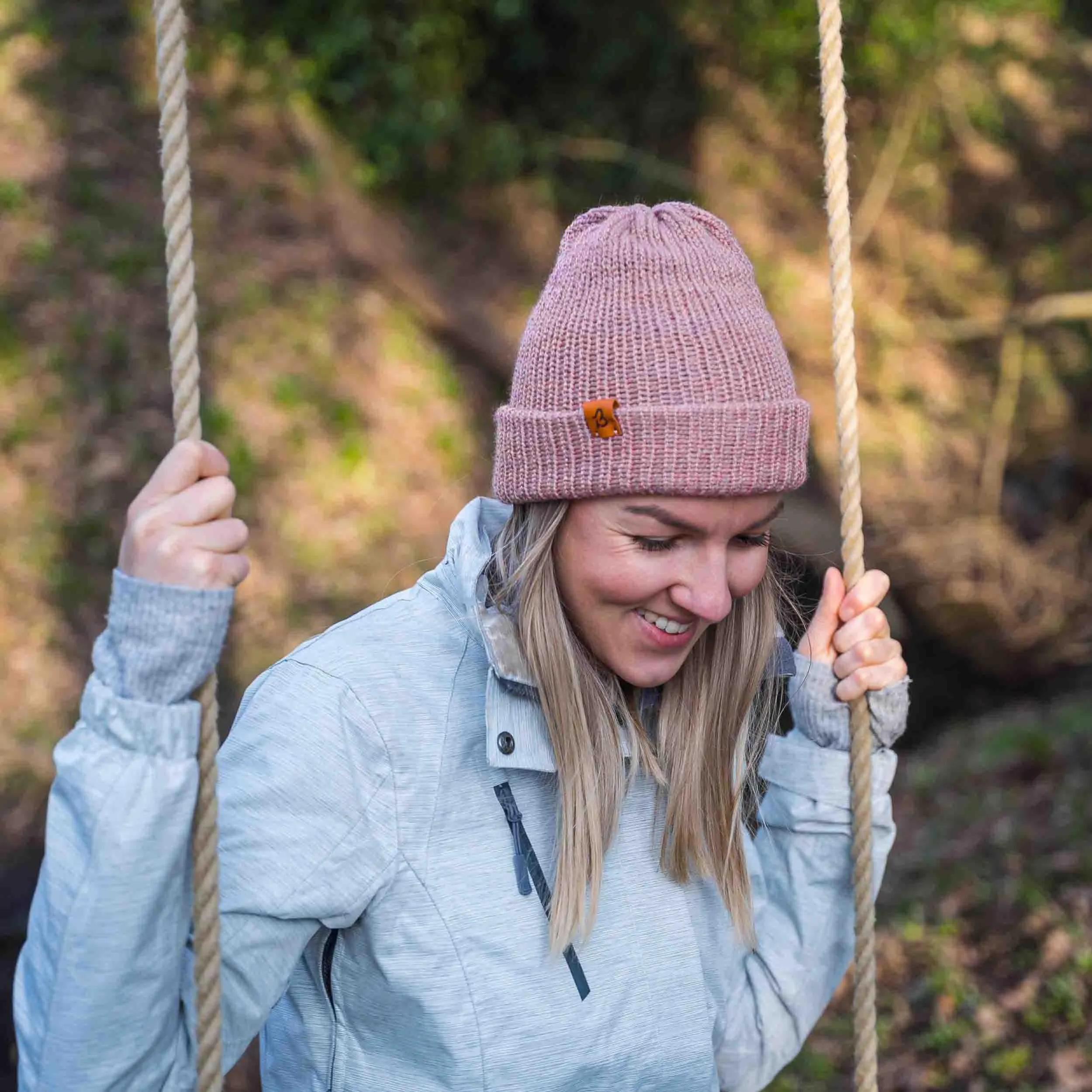 Dusty Pink Trawler Wooly Hat