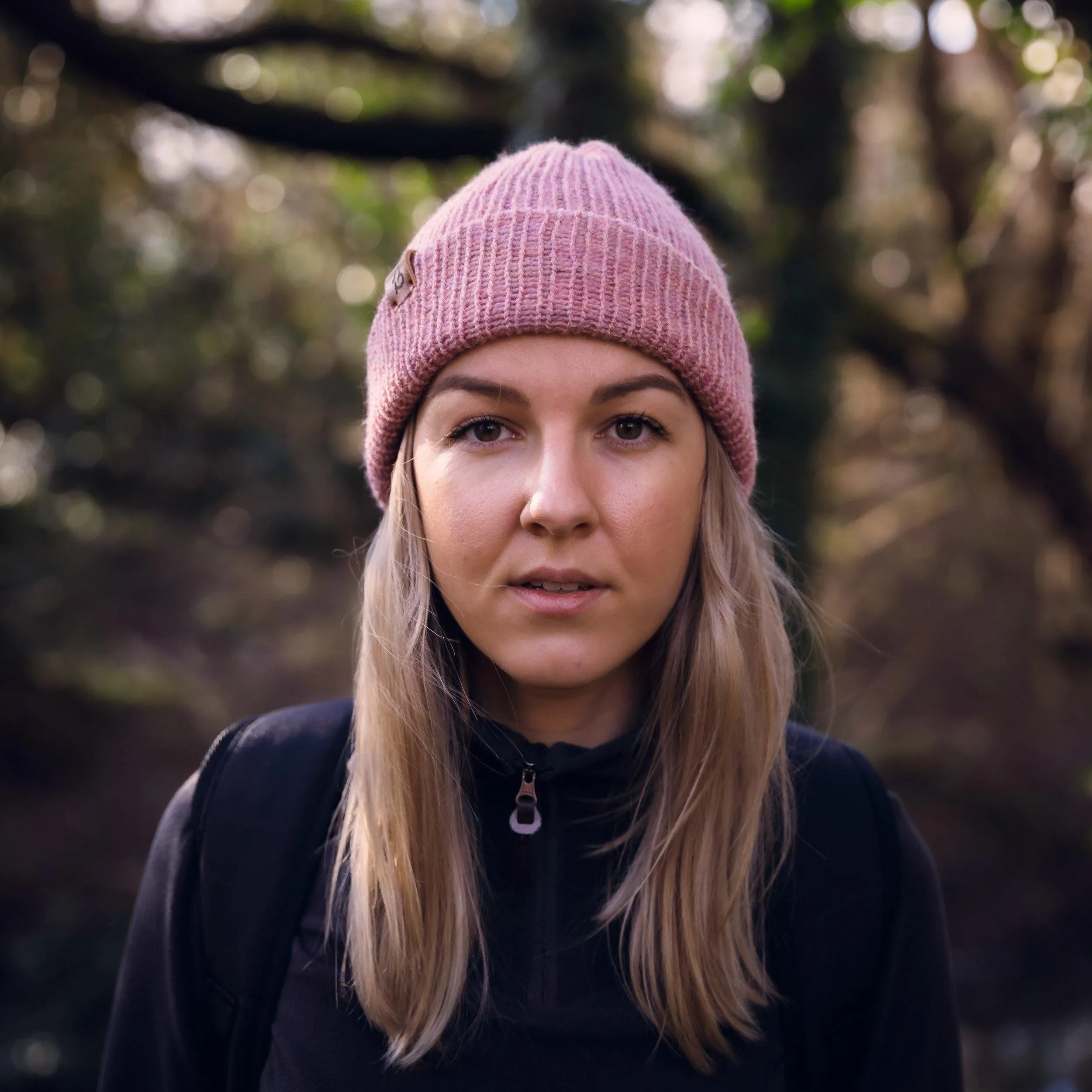 Dusty Pink Trawler Wooly Hat