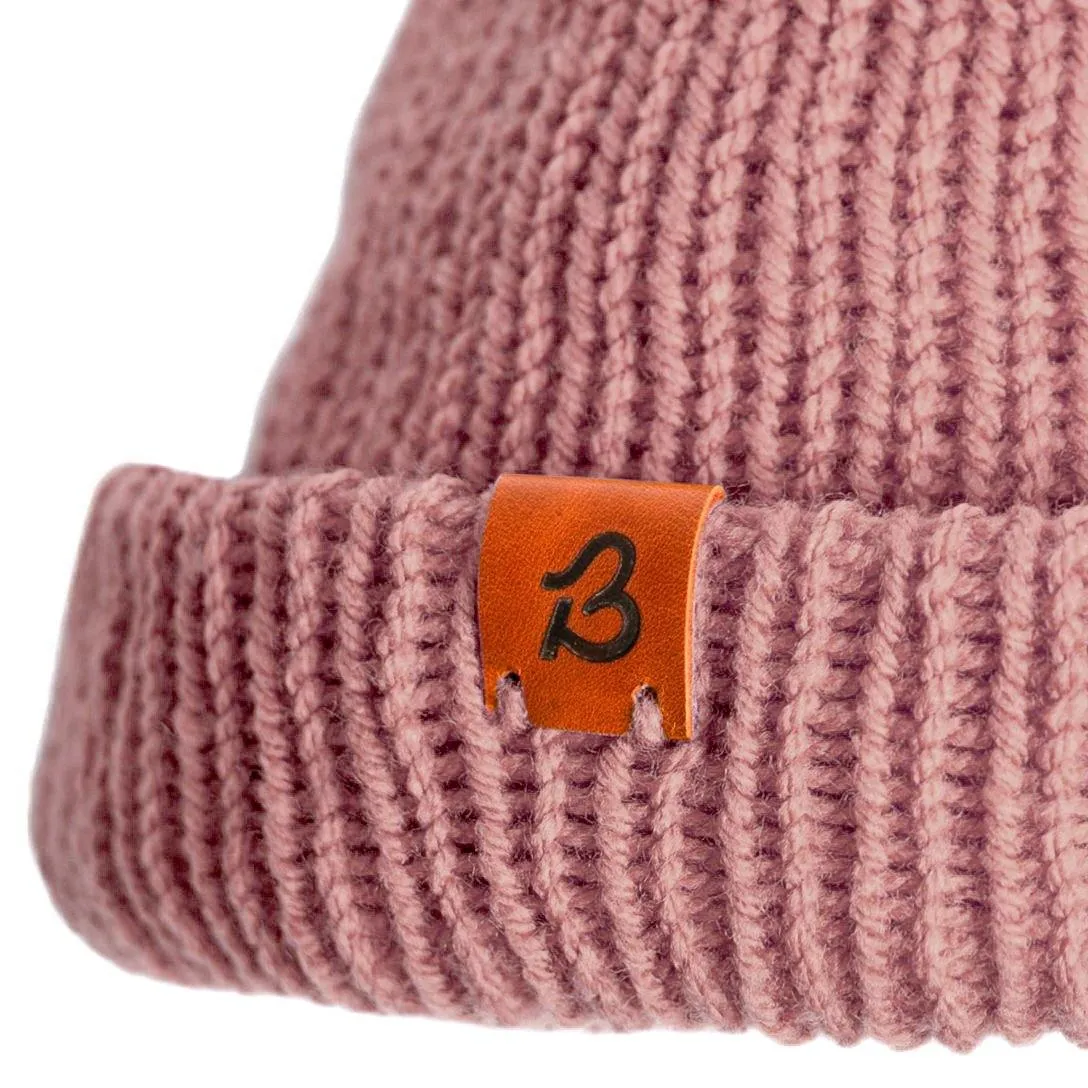 Dusty Pink Trawler Wooly Hat