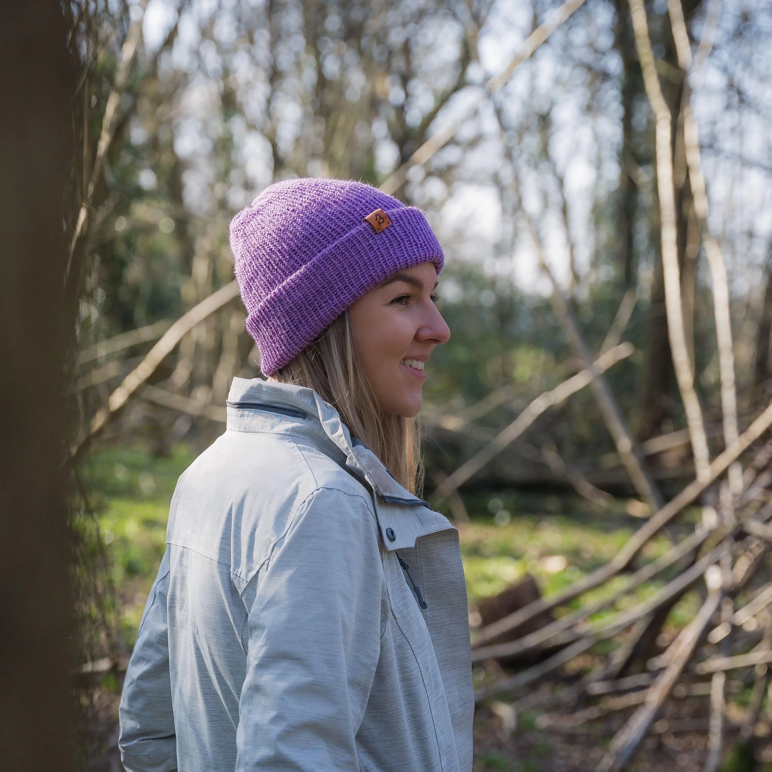 Dusty Pink Trawler Wooly Hat