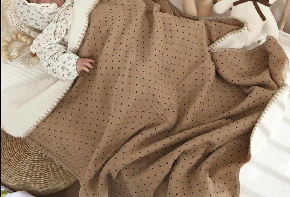 Earthy Summer Cotton Nap Blanket