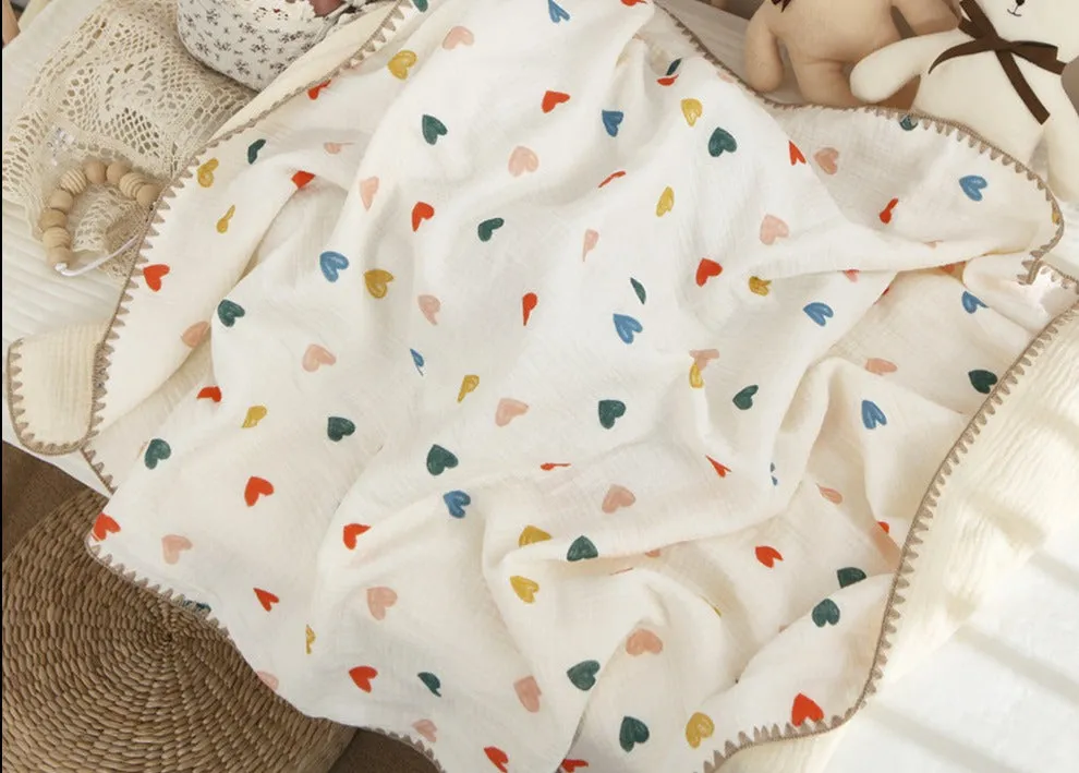 Earthy Summer Cotton Nap Blanket