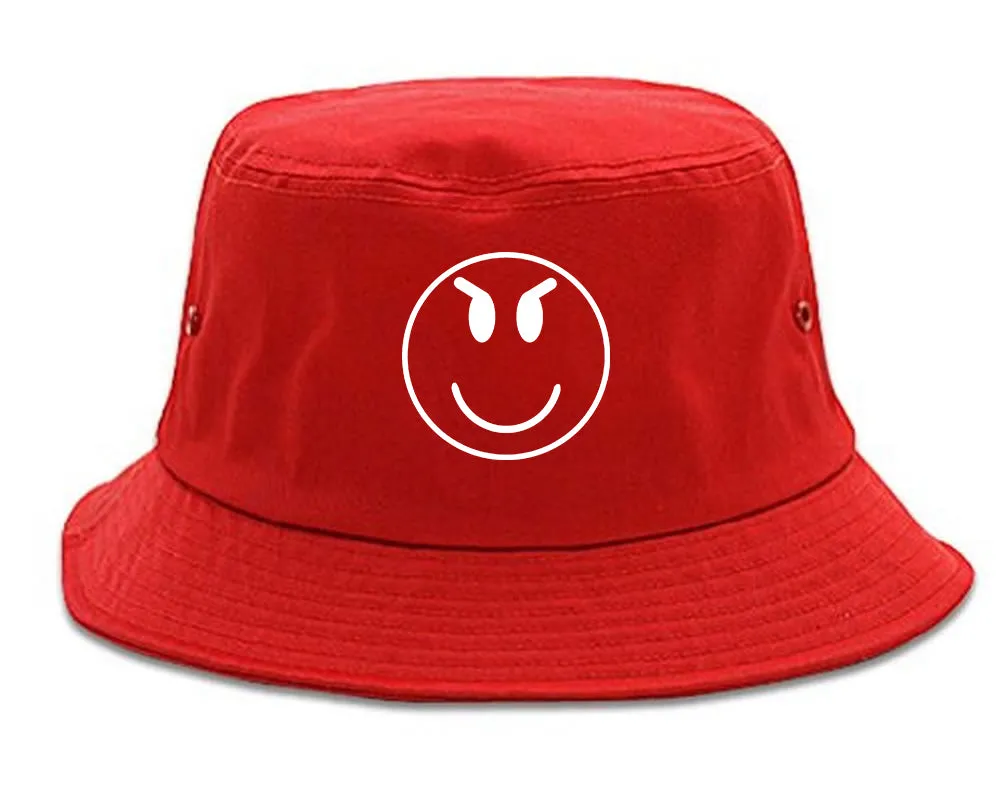 Evil Face Chest Mens Bucket Hat