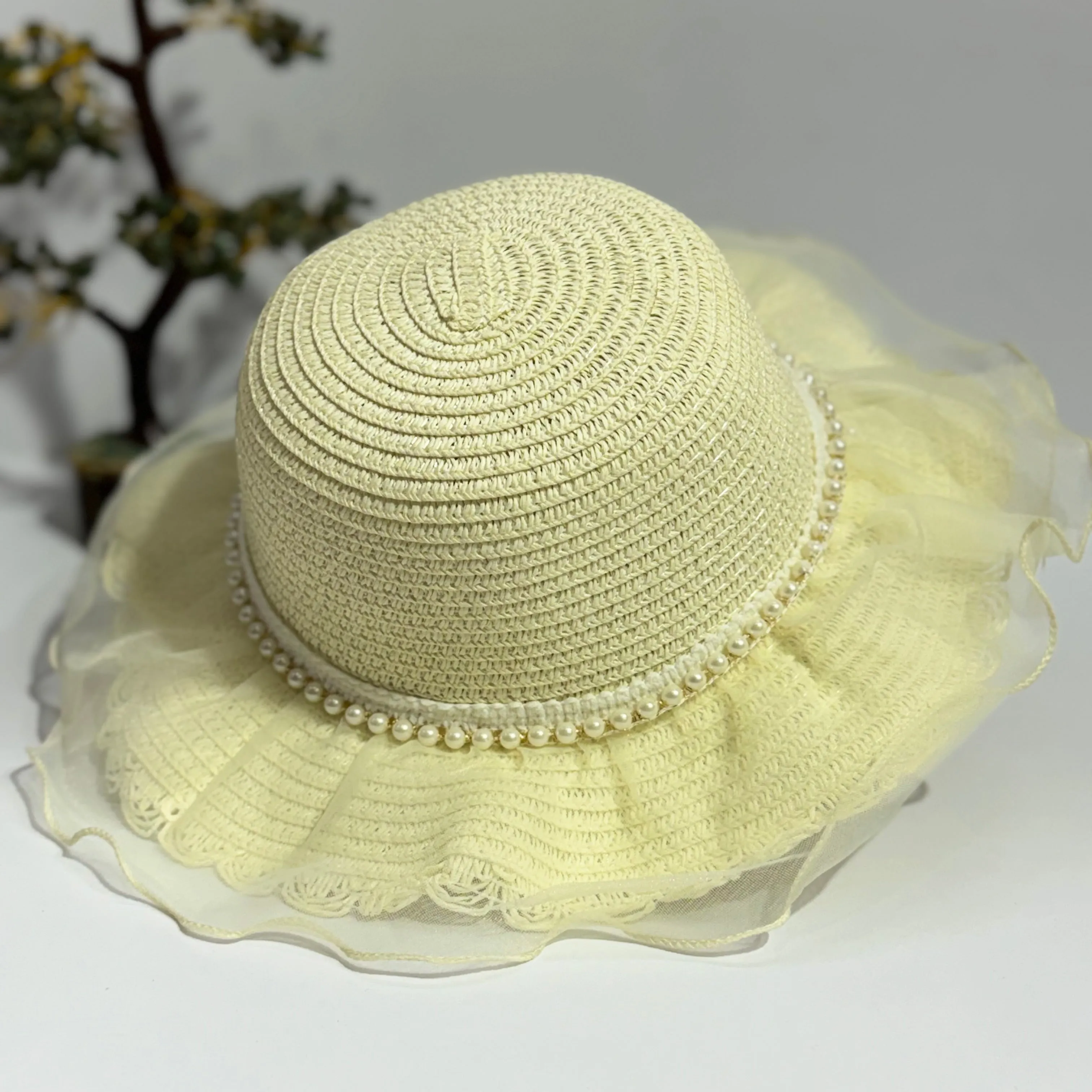 FRILL PEARL CLASSIC HAT