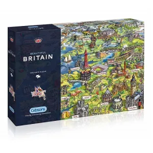 Gibsons Beautiful Britain Jigsaw Puzzle, 1000 Piece