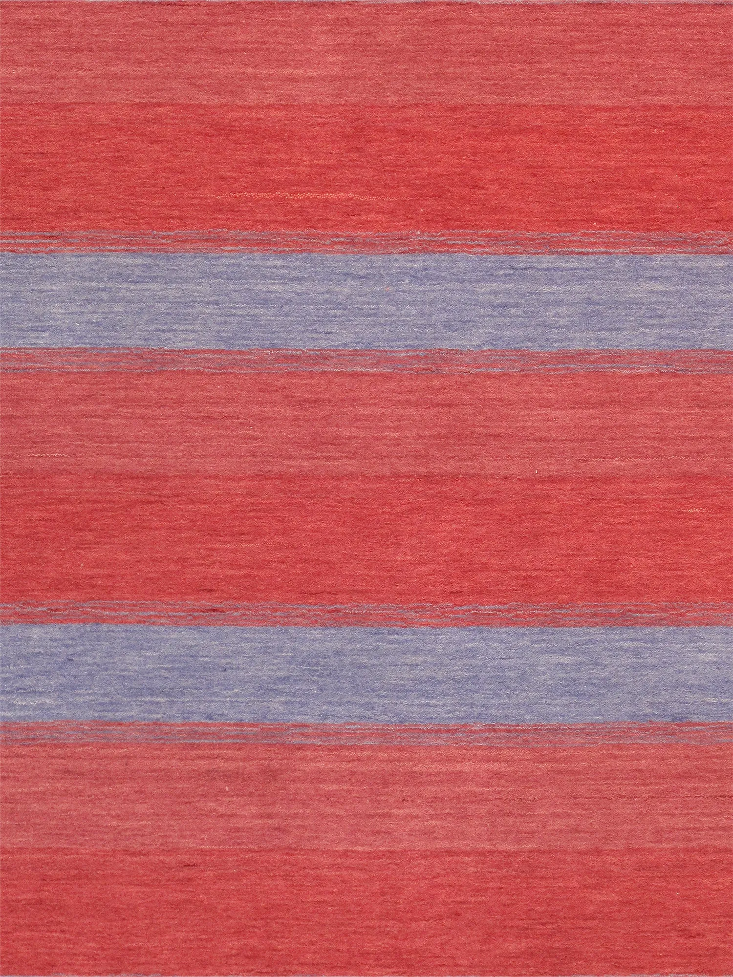 Gramercy Collection Hand-Loomed Silk & Wool Red Area Rug- 5' 0" X 7' 0"