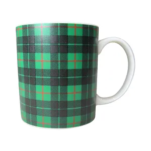 Green Stewart Plaid Mug