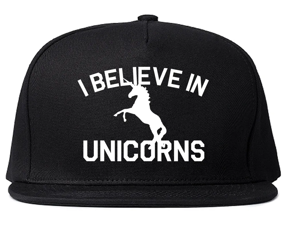 I Believe In Unicorns Mens Snapback Hat