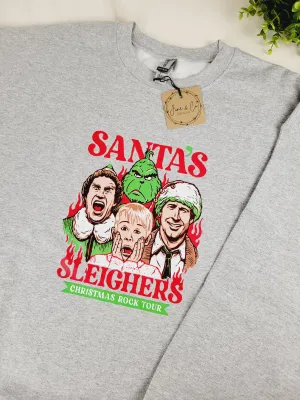 June & Co Designs, Santa's Sleigher's Holiday Crewneck Sweaters