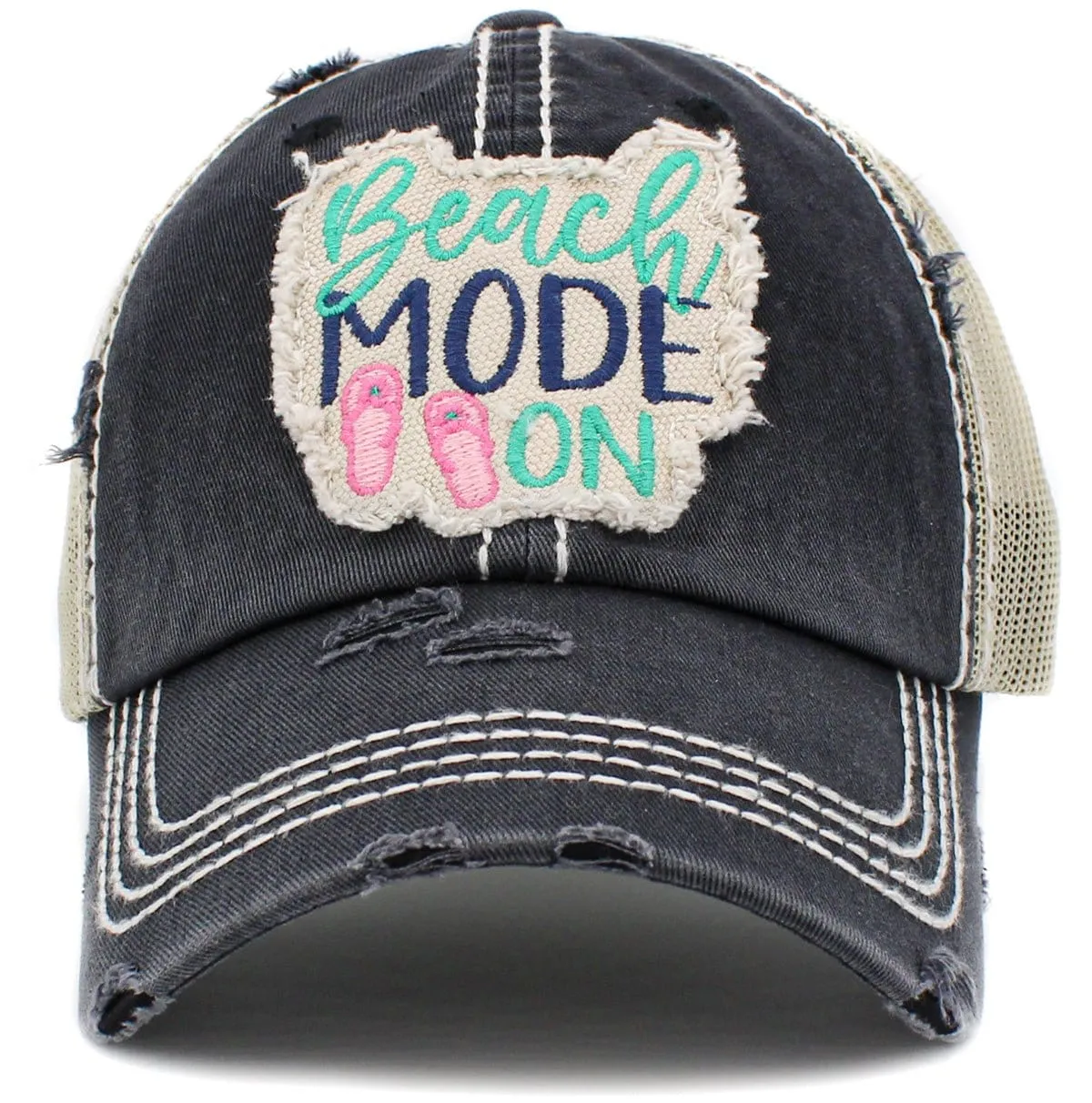 KBV1430 "Beach Mode On" Vintage Distressed Ballcap