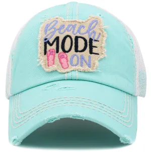 KBV1430 "Beach Mode On" Vintage Distressed Ballcap