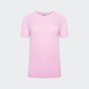 Laser Seamless Workout Tee - Bubblegum Pink