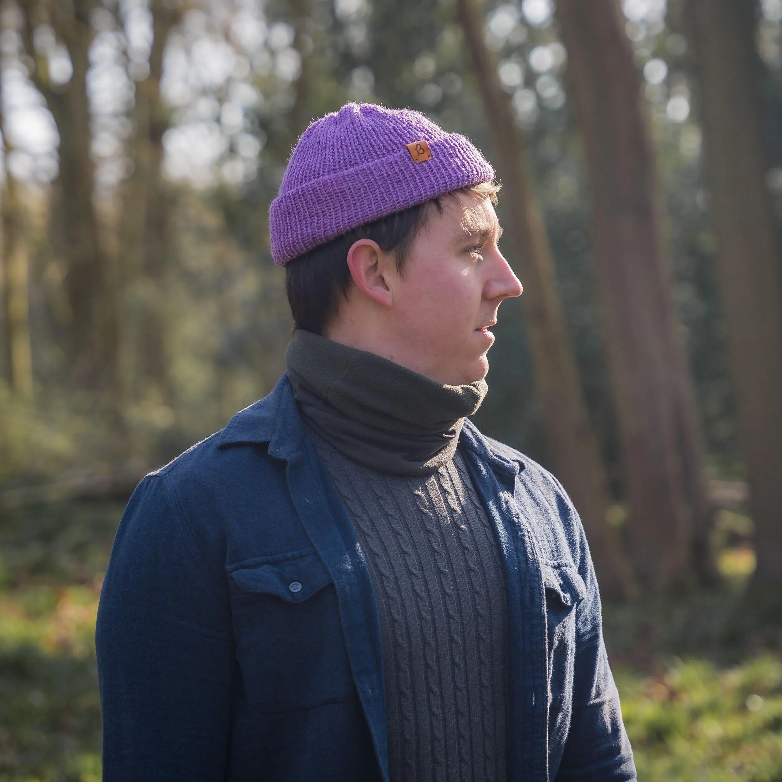 Lavander Pink Trawler Wooly Hat