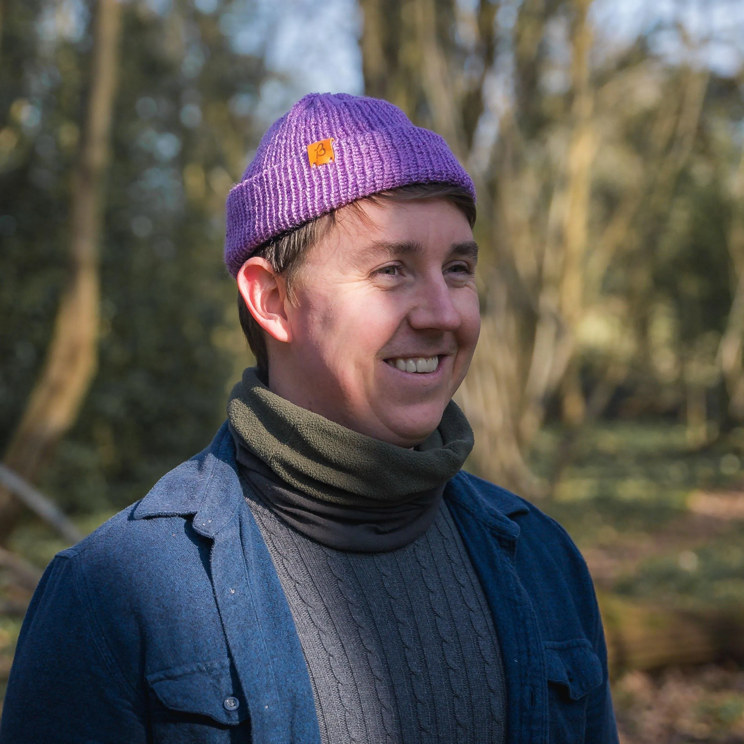 Lavander Pink Trawler Wooly Hat