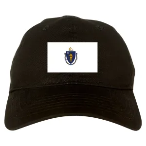 Massachusetts State Flag MA Chest Mens Dad Hat