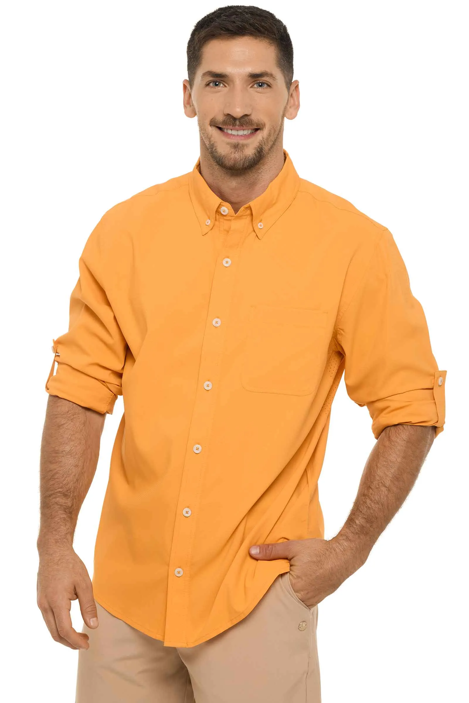 Men's Aricia Sun Shirt  |  Apricot Crush