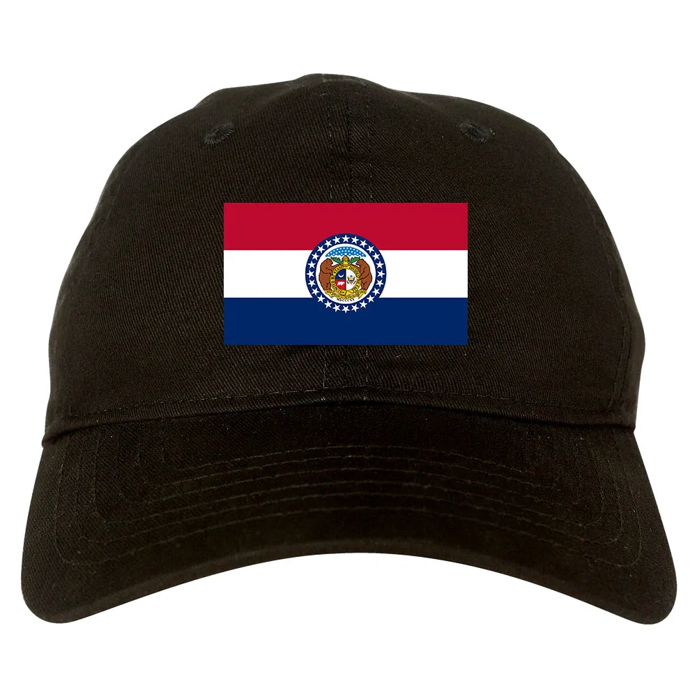 Missouri State Flag MO Chest Mens Dad Hat