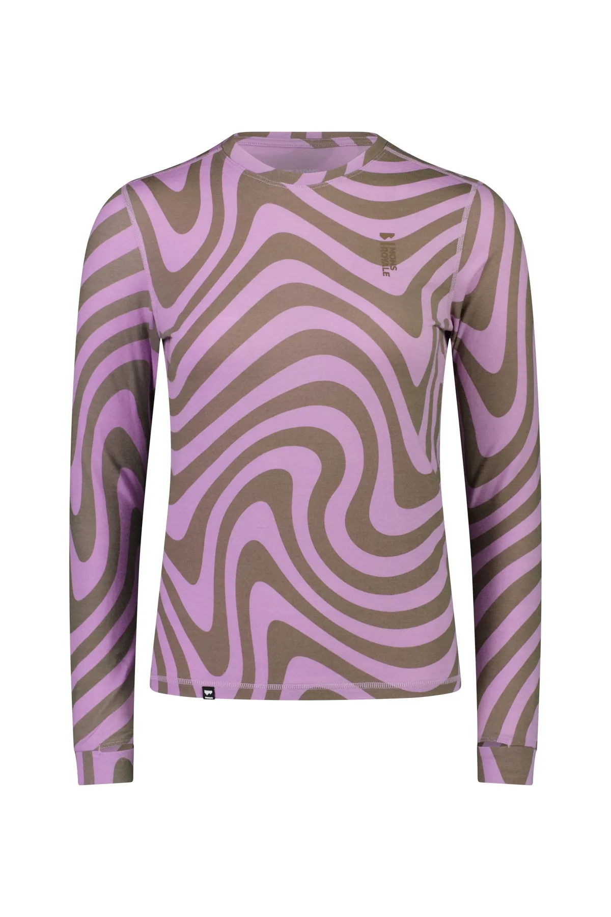 Mons Royale Cascade Flex 200 Long Sleeve Womens Blazing Trails