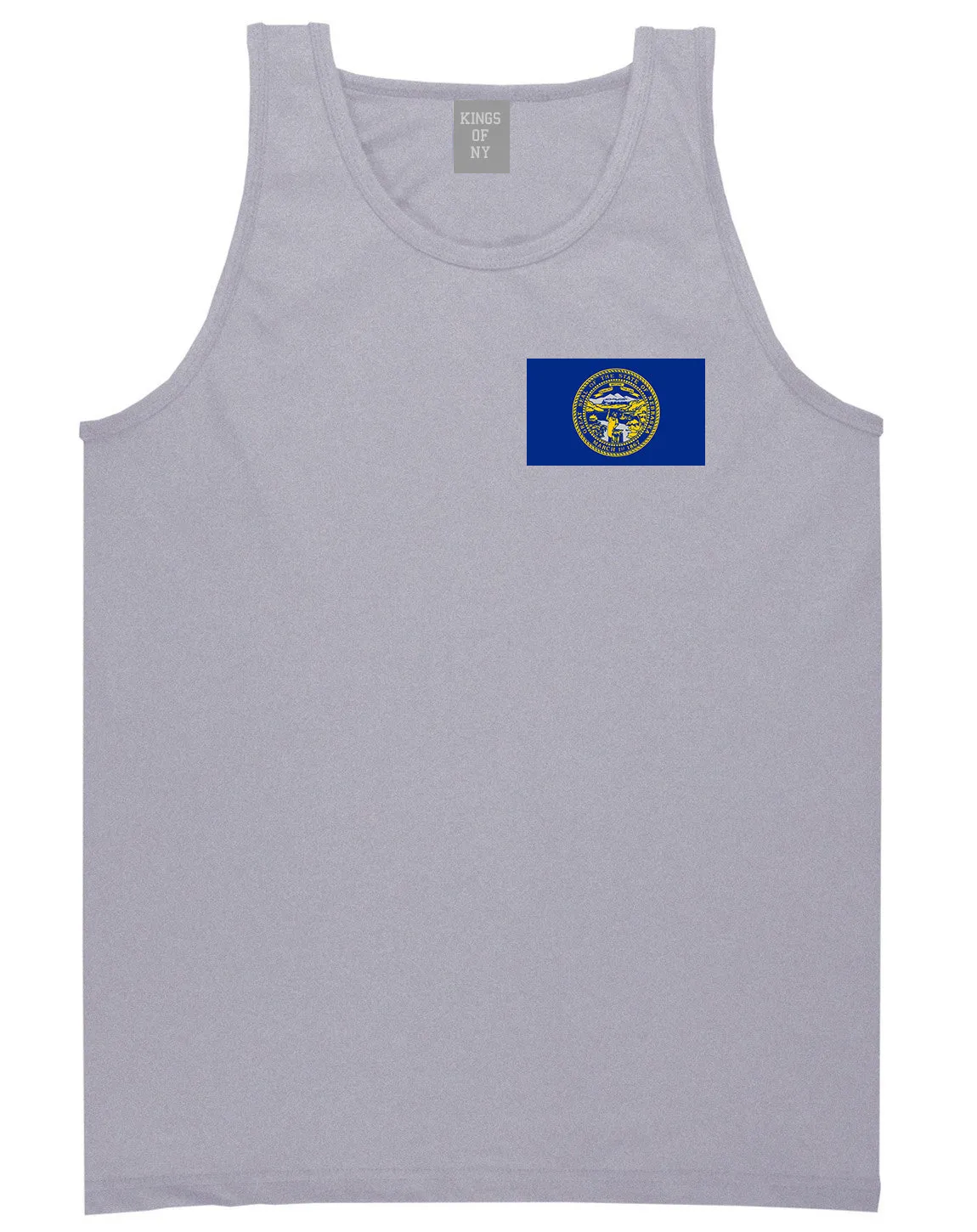 Nebraska State Flag NE Chesst Mens Tank Top T-Shirt