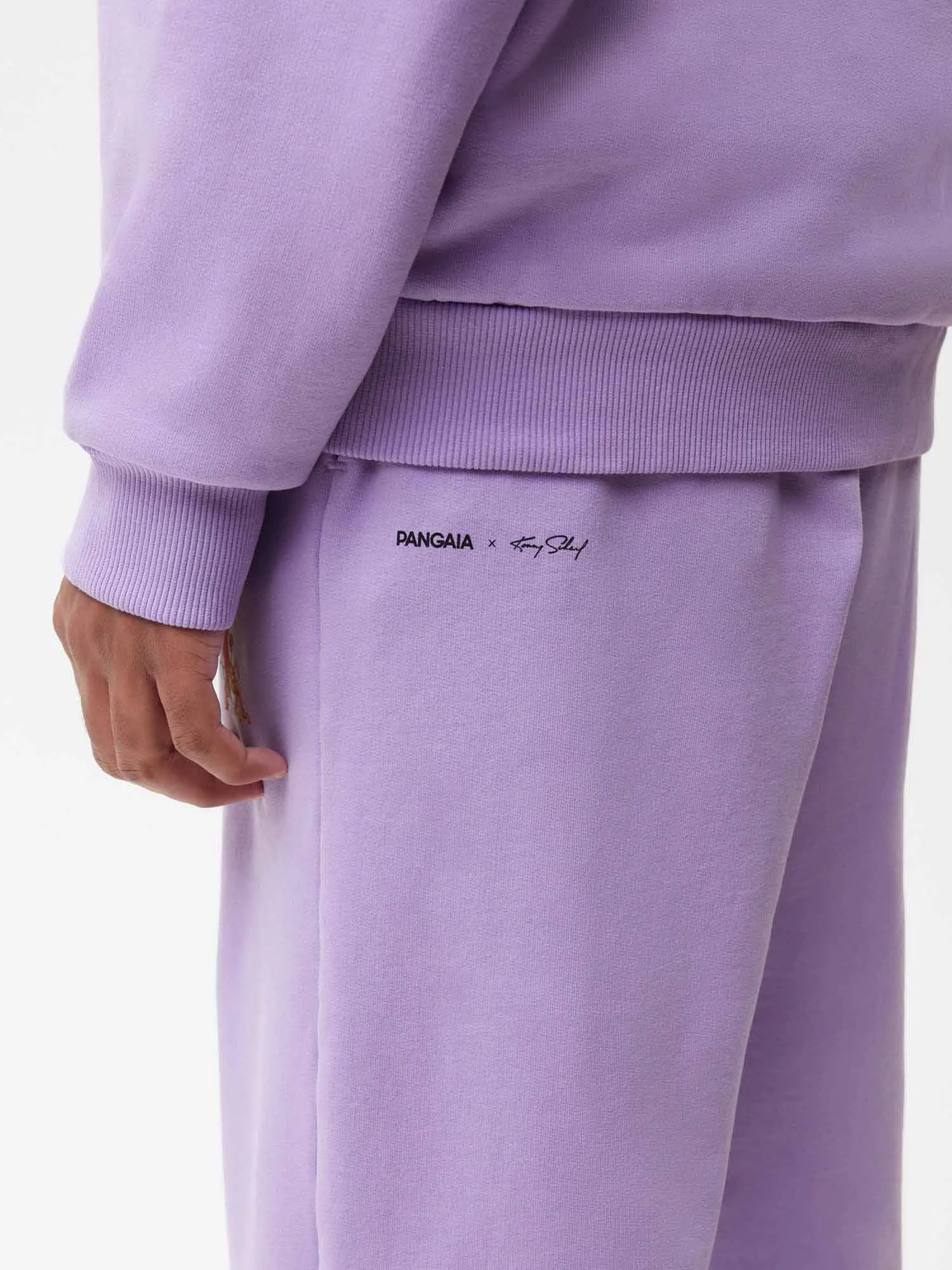 PANGAIA x Kenny Scharf Signature Track Pants—orchid purple