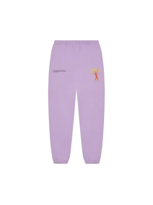 PANGAIA x Kenny Scharf Signature Track Pants—orchid purple