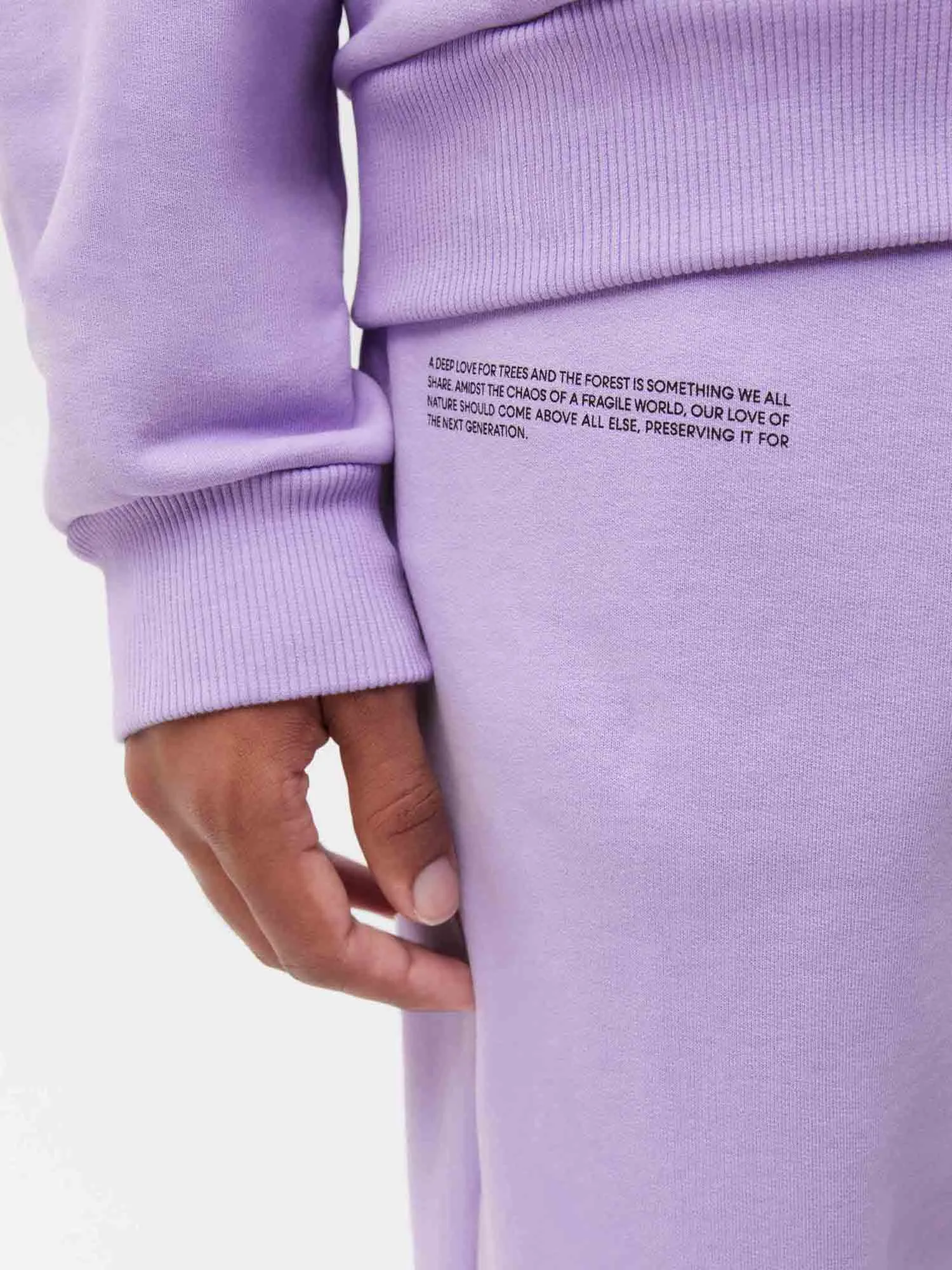 PANGAIA x Kenny Scharf Signature Track Pants—orchid purple