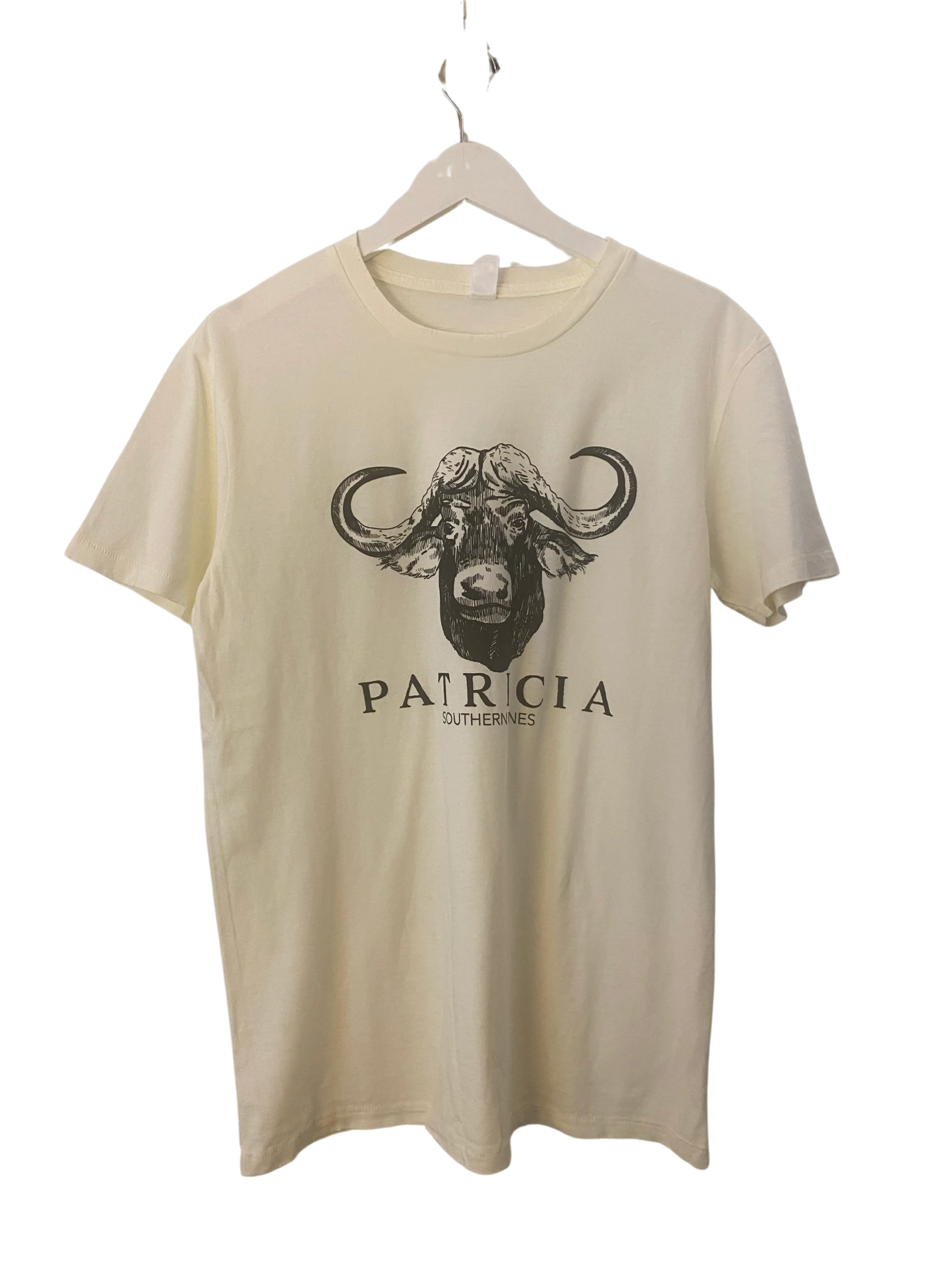 PATRICIA Graphic T Ivory with Black