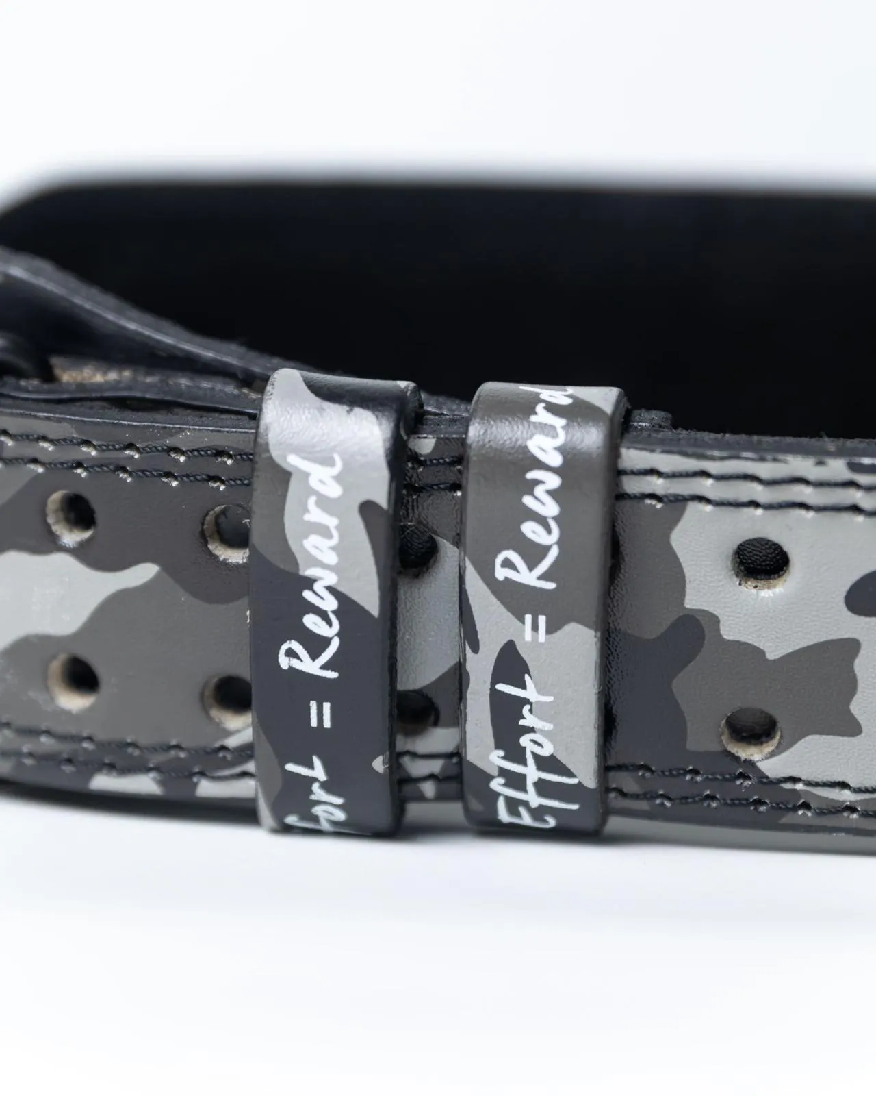 Premium 4" Leather Lifting Belt - Camo