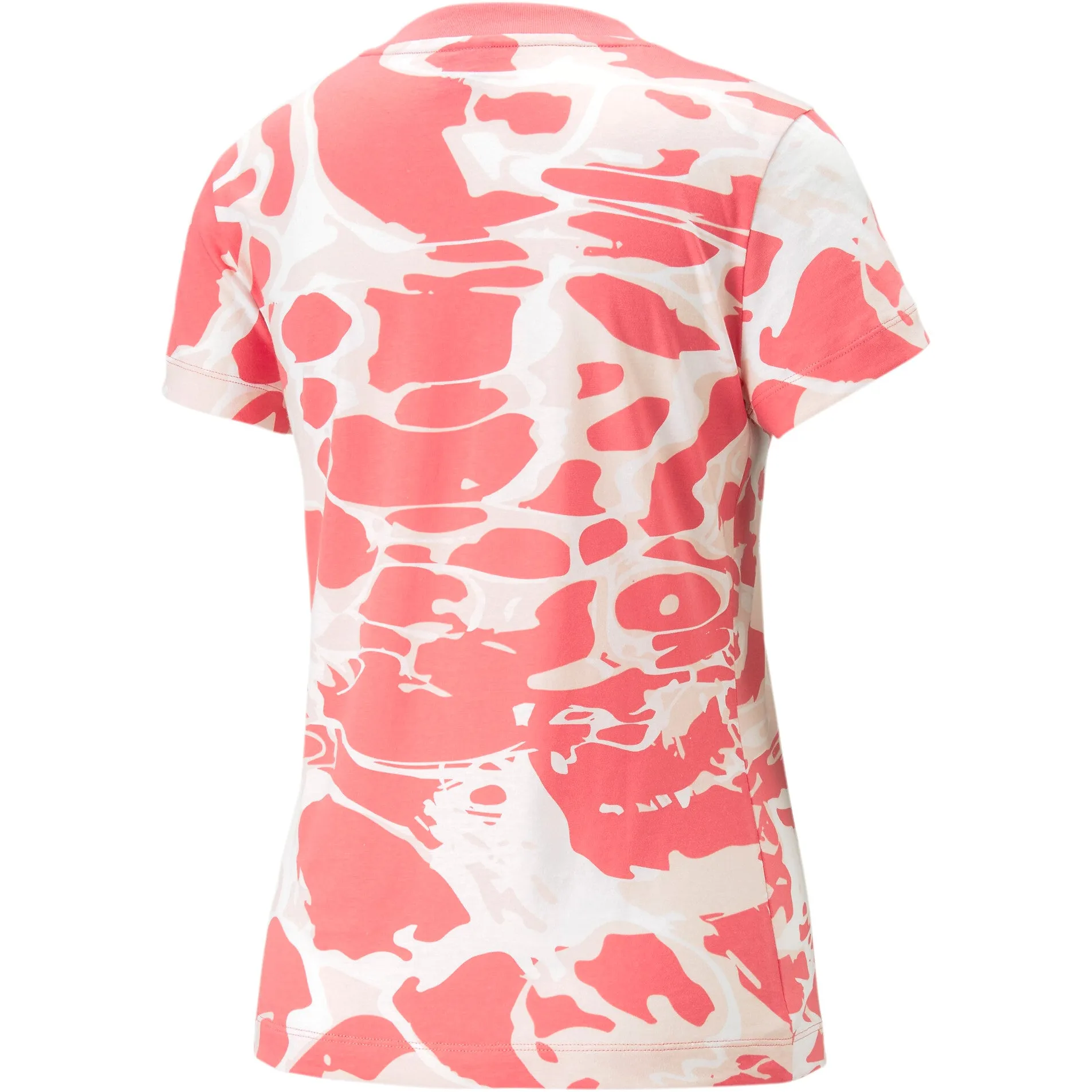 Puma Women's Summer Splash Tee - Pink / White