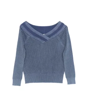 Rag & Bone - Dawn Off The Shoulder in Indigo