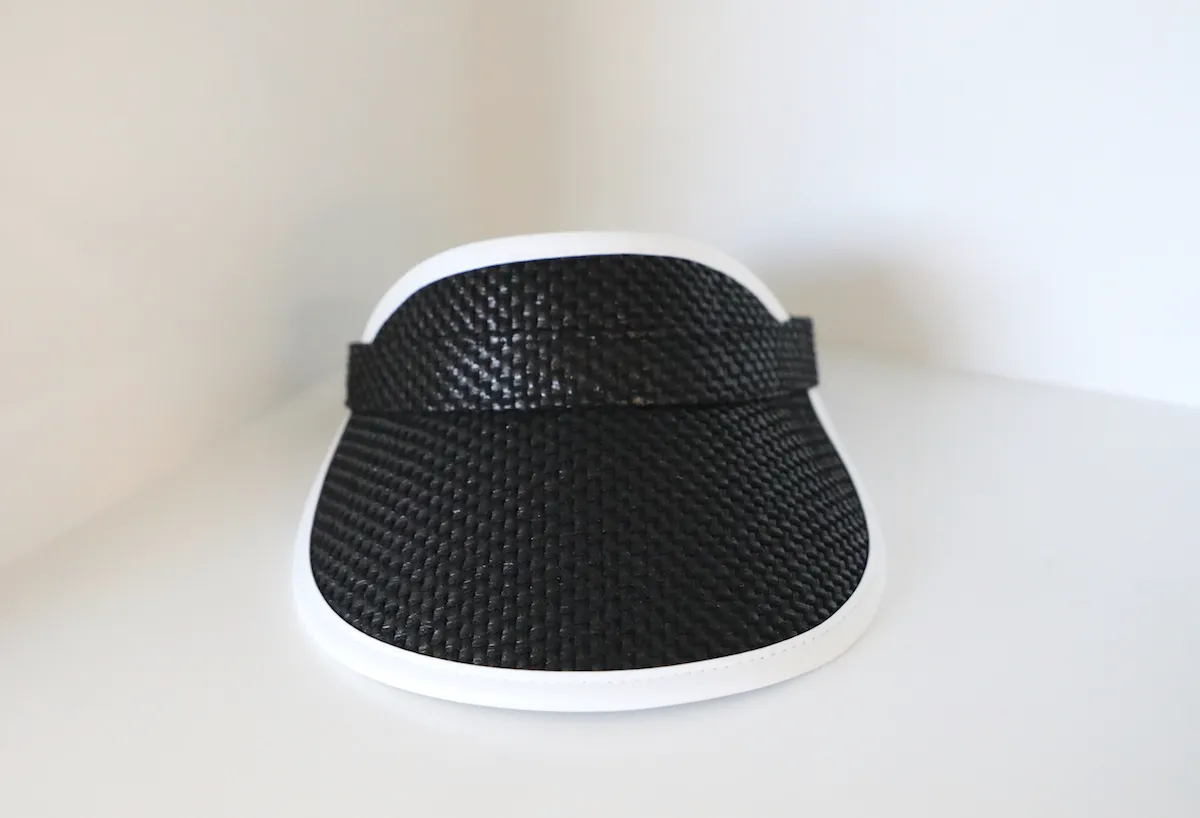 Rag & Bone - Straw Visor in Black