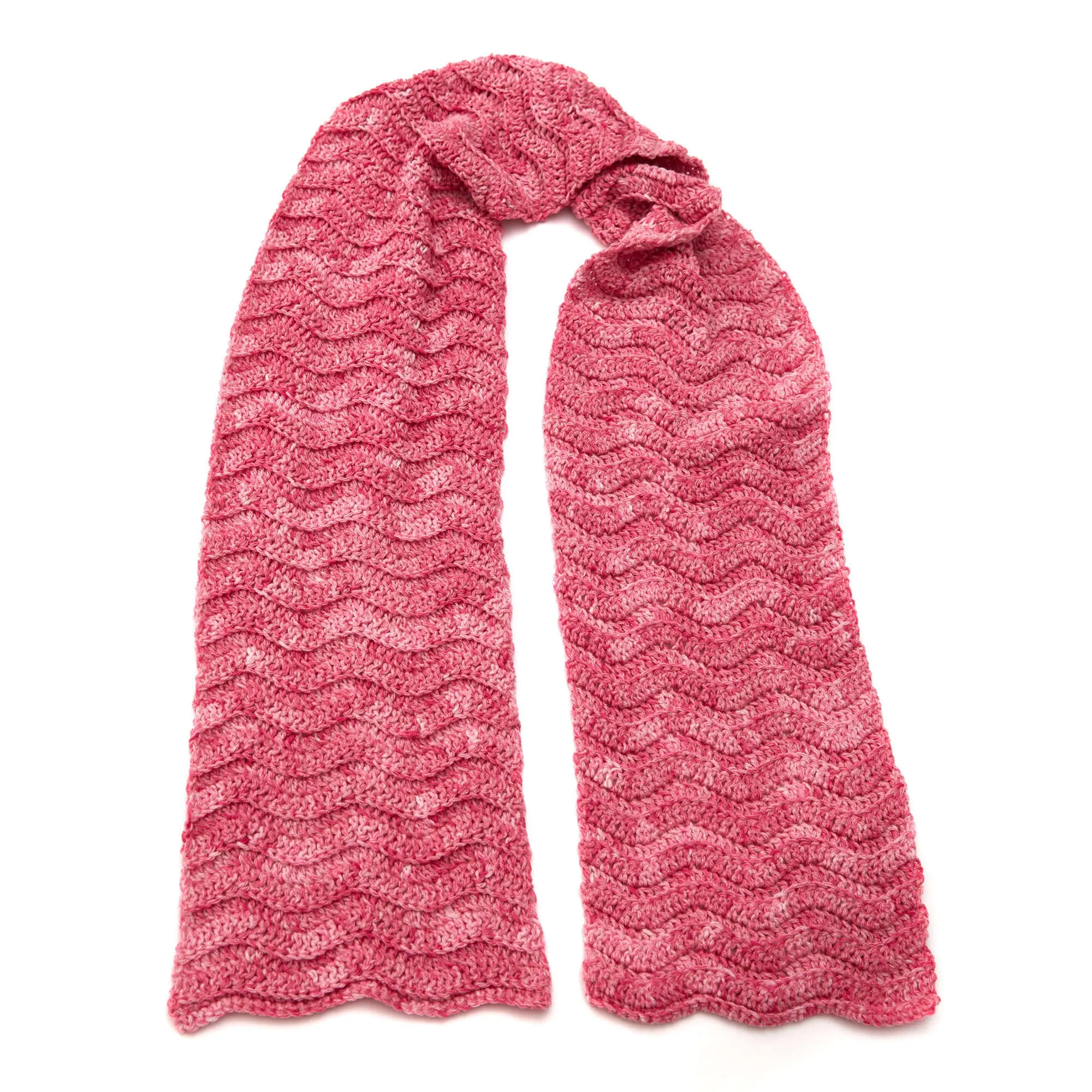 Red Heart Crochet Speckled Super Scarf