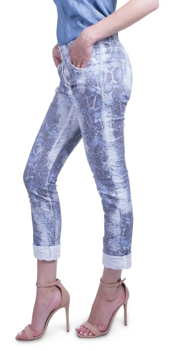 Snake Print Jean